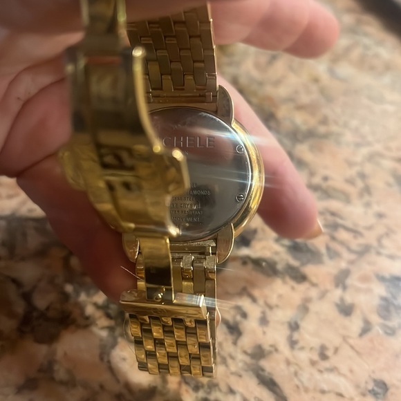 DIAMOND Michelle Sporty Sport Sail Gold Diamond Watch - 38mm - Picture 5 of 7